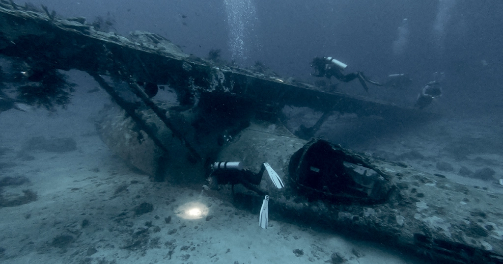 WW2 Catalina wreck Cenderawasih Bay - Indonesia